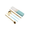 thumbnail image 1 of Awdenio Nouveau Ensemble de Couverts Portugais en Acier Inoxydable Boîte de Rangement Portable Cinq Pièces, 1 of 2