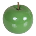 thumbnail image 2 of Figura decorativa sencilla y coleccionable con forma de manzana para mesa o escritorio. Verde pequeño, 2 of 9