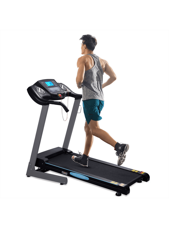 MARNUR Treadmill with 12% Auto Incline Folding Treadmill 2.5 Horse Power 15 Preset Programs 0-8.5mph Range, 220lbs Weight Capacity