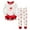 White, variant on XDZJLR Kids Toddler Boys Pajamas Baby Girls Christmas Printed Pajama Set Clothes Set Pj'S Sleepwear Red 2-3 Years