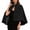 *Black, variant on VBVC Women's Velvet Bowknot Cape Shawl , Ladies' Elegant Mock Neck Evening Wrap Poncho, Short Wedding Guest Cloak Coat For Women, Wine , Free Size