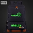 thumbnail image 2 of Teenager Student School Bag Men And Women Backpack Travel Bag,Blue, 2 of 2