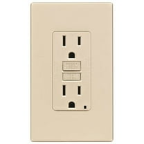 Leviton C36-GFNT1-0PT 15 Amp Light Almond SmartlockPro Self-Test GFCI