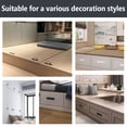 thumbnail image 3 of Zinc Alloy Floor Cabinet Recessed Flush Pull Cover Door Tatami Invisible Handle, 3 of 9