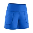 thumbnail image 7 of NELEUS Womens Workout Shorts Wide Leg Yoga Shorts for Women Casual Summer Athletic Short with Pockets,Blue,US Size L, 7 of 7