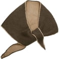 thumbnail image 1 of PinesC Women's Triangle Knitted Scarf Solid Color Winter Warm Shawl Two Tone, 1 of 5