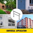 thumbnail image 4 of VEVOR 3-4 Steps Handrail Adjustable from 0 to 50 Degrees Outdoor Stairs 48 X 35.5 inch Outdoor Handrail for Stairs Outdoor Aluminum Black Stair Railing, 4 of 11