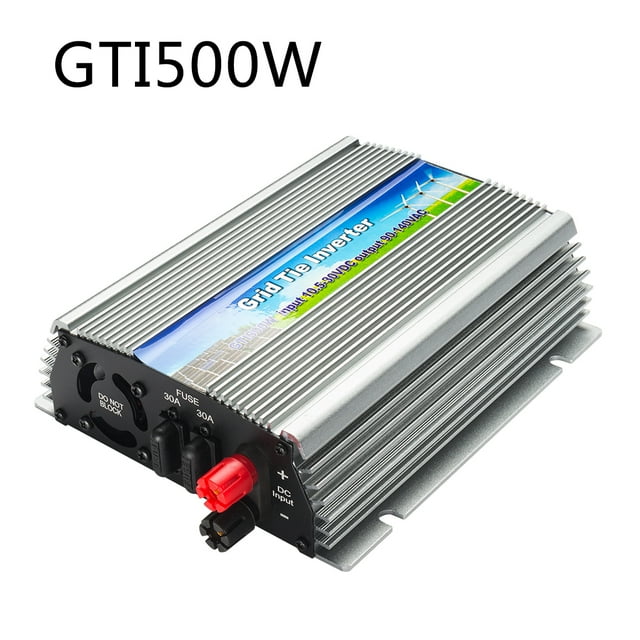 US GTI 500W Grid Tie Inverter MPPT For Solar Panel Stackable Pure Sine