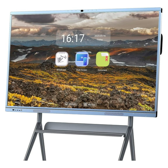 JYXOIHUB All-in-One 65" Smart Board, Touch Screen Digital Electronic Calendar Smartboard 4K Interactive Display for Education Training, Offices(Include Wall Mount)