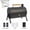 Black, variant on Portable Outdoor Double Sided Grill, Compact Cylindrical Grill, Cylindrical BBQ Grill, Double Sided Frying, For Outdoor Cooking Backyard Camping Picnic Beach, Multi-Person Grill, Charcoal Grill for