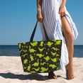 thumbnail image 6 of Sigee Cute Cartoon Dinosaurs Print Extra Large Waterproof Beach Travel Bag with Zipper - Durable and Versatile for Vacation, Gym, and Daily Use, 6 of 7