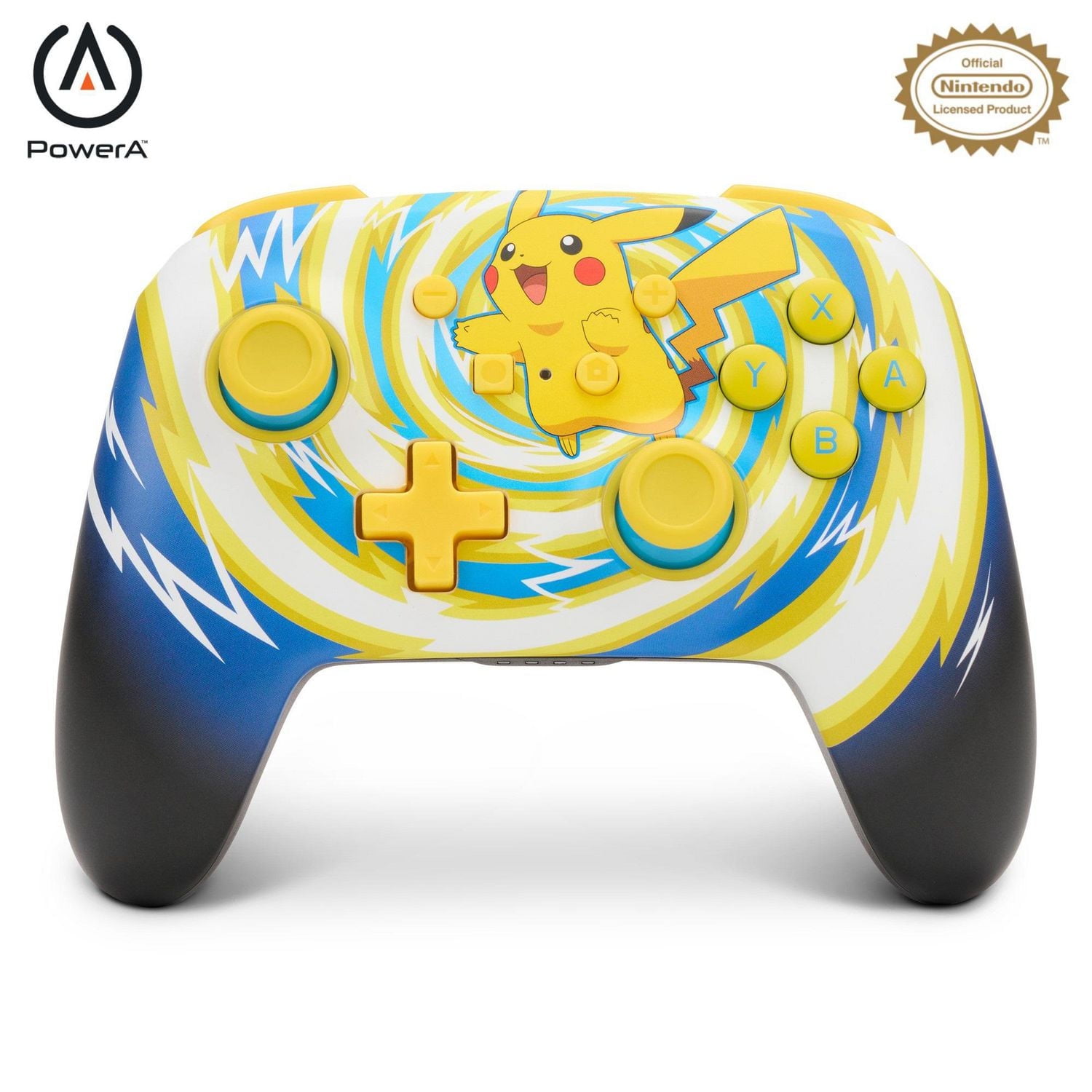 Manette sans fil améliorée PowerA pour Nintendo Switch - Pokémon : Pikachu Vortex Nintendo Switch