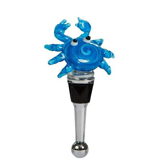 Picnic Plus PSA-380CR Bottle Stopper - Blue Crab