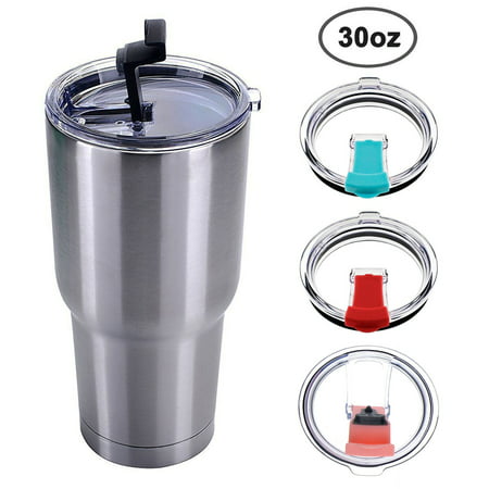 TSV 3 Pcs Spill Proof and Splash Resistant Lid for Ozark Trail 30 Ounce,Yeti Rambler 30 oz and More 30oz (Best Spill Proof Coffee Mug)