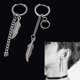 thumbnail image 2 of Pendientes colgantes de cadena con borlas que no combinan con plumas clásicas, pendientes Kpop de ídolos coreanos lin, 2 of 5