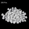thumbnail image 3 of Uxcell 200Pack 8mm(5/16") Dia Plastic Screw Hole Plugs Cover for Furniture, White, 3 of 6