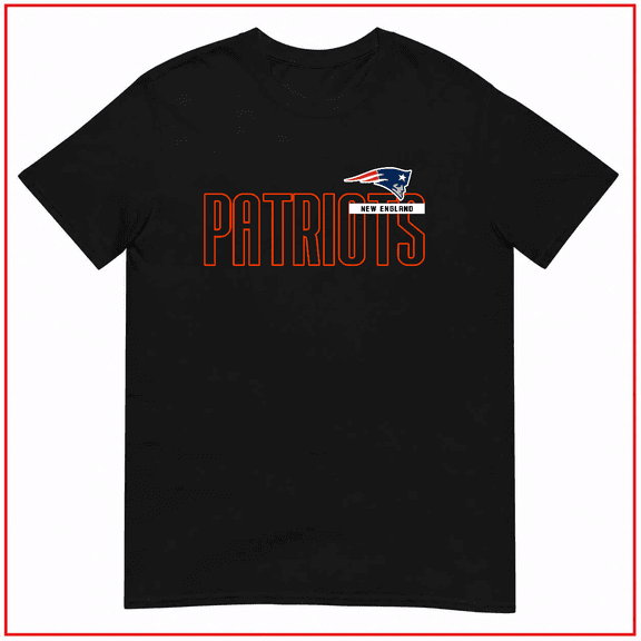 New England Football Team Performance Fan Graphic Unisex T Shirt Top V90257 Size S- 5XL
