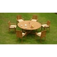 thumbnail image 3 of Wholesale Teak 72" Teak Wood Outdoor Dining Table, Brown, 3 of 3