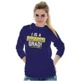 thumbnail image 4 of College Grad Class Degree Educated Long Sleeve TShirt Men Women Brisco Brands S, 4 of 6