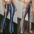 thumbnail image 2 of QATAINLAV Flare Pants for Women Boho 70s Bell Bottom High Waist Hippie Lounge Yoga Pants Comfy Stretch Workout Flared Trousers Streetwear Lightning Deal Blue XL, 2 of 9