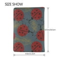 thumbnail image 3 of Pofeuu Ladybug Print Travel Document Organizer Passport Holder Men Women for Family (6.5 in x 4.5 in),Wallet Holder Credit Card Clutch Bag Case, 3 of 5