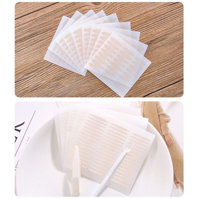 Eyelid Lace Tapes Mini Sticker Invisible Fold Makeup Tool Lightness Senseless Clear Water-adhesive Eye Tape Women Accessories Olive