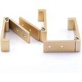 thumbnail image 4 of 5-Pack Folding Hooks Wall Door Clothes Coat Hat Bags Hangers Space Saving Racks Holder Aluminum Alloy Kitchen Bathroom Rustproof Towel Hooks, 4 of 5