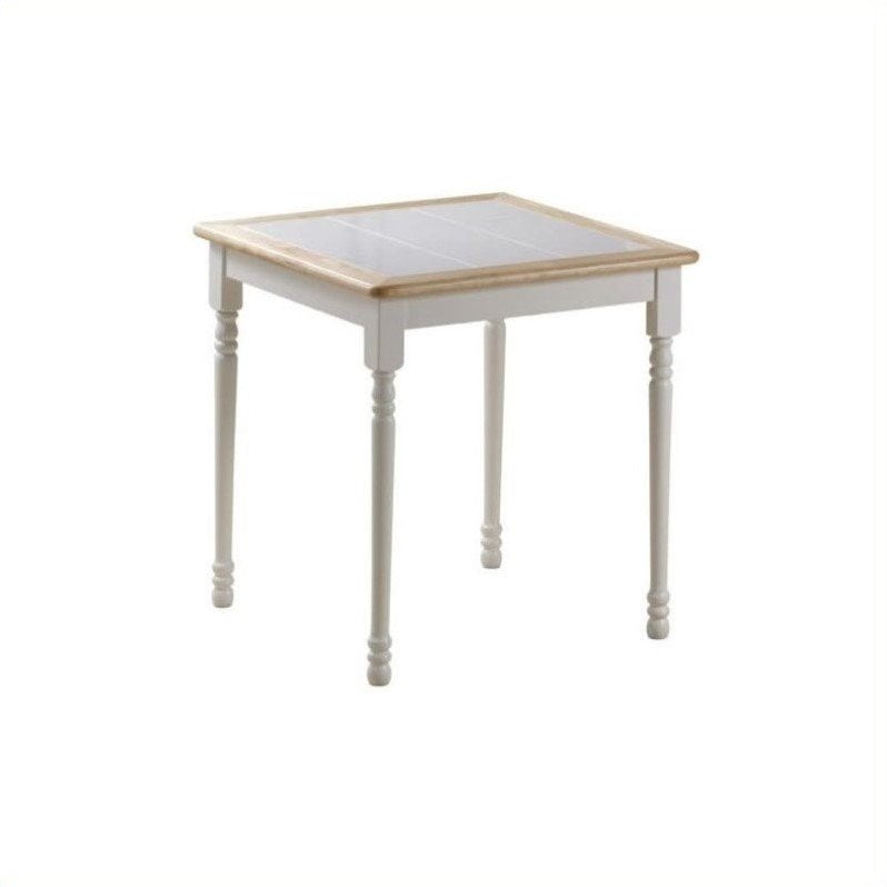 Boraam Square Tile Top Table, Multiple Colors