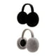 thumbnail image 1 of 2 orejeras plegables, diadema con suaves solapas para las orejas, súper protección para las orejas gris negro, 1 of 9