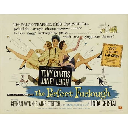 The Perfect Furlough POSTER (22x28) (1958) (Half Sheet Style