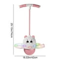 thumbnail image 3 of Pink Jumping Ball With Light Effects For Kids Adults Physical Exercise, 3 of 6