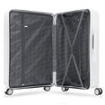 Hikolayae Mesa Collection Hardside Spinner Luggage Sets in White, 3