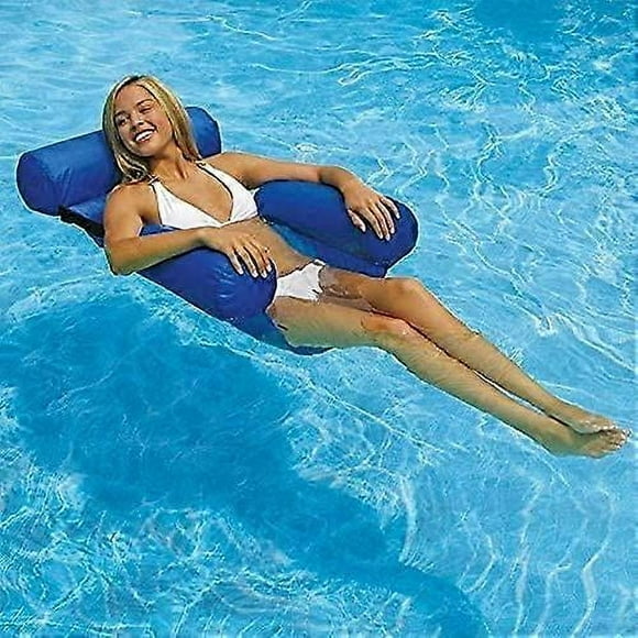 Pool Floats Adult, Inflatable Pool Floats Lounger, Pool Chair Floats Swimming Pool Floats for Adults, Water Hammock Float for Beach
