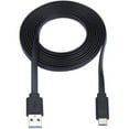 thumbnail image 4 of Tripp Lite 6ft USB-A to USB C USB 2.0 Thunderbolt Flat Cable Black U038006FL, 4 of 4