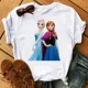 thumbnail image 4 of Camiseta de princesa Anna Frozen de dibujos animados con estampado de Elsa para mujer, camisetas Harajuku con gráfico bonito, camisetas de Hip Hop para mujer, 4 of 5