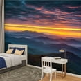 thumbnail image 2 of Peel and Stick Wallpaper Waterproof North Blue Ridge Parkway Sunrise Asheville NC Wall Mural Decor Self Adhesive and Removable 100in x 144in, 2 of 8
