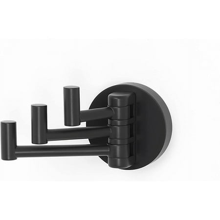 

Contemporary I A8385-MB Triple Swivel Robe Hook Matte Black
