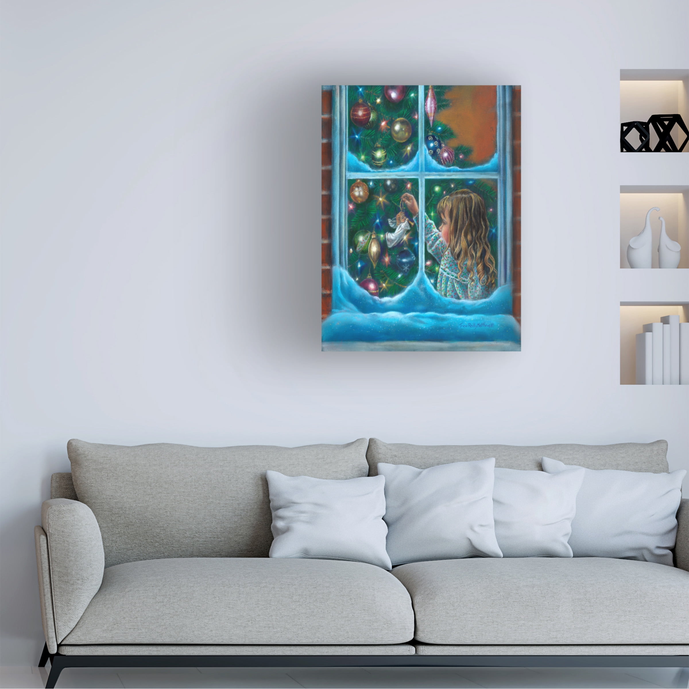 Tricia Reilly Matthews 'My Christmas Angel' Canvas Art