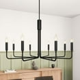 thumbnail image 3 of Modway Rekindle 8-Light Chandelier in Black, 3 of 9