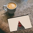 thumbnail image 6 of WIRESTER Set 2 of Canvas Cosmetic Bag, Makeup Bag, Cosmetic Pouch for Women - Barred Plymouth Rock Silkie Chickens, 6 of 6