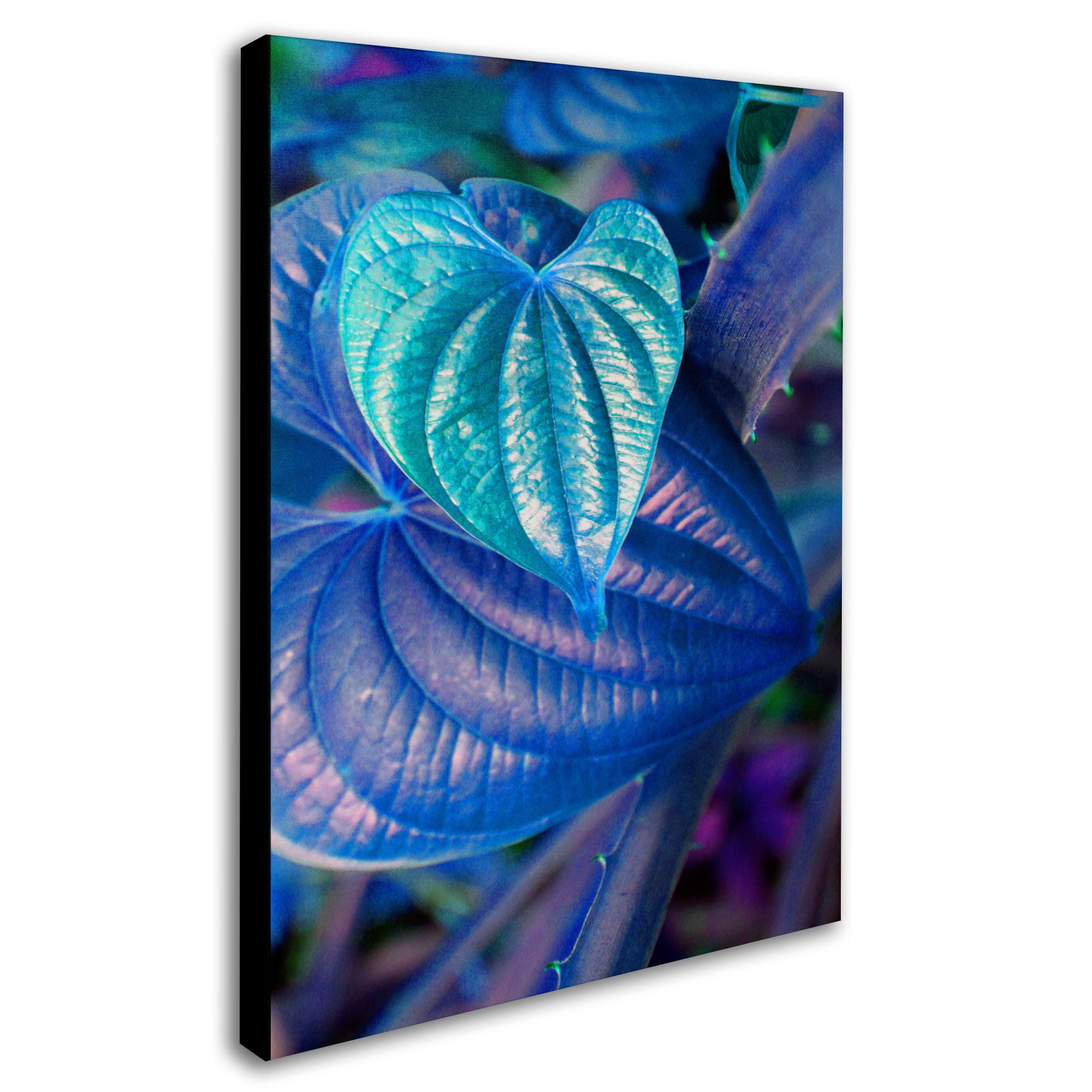 Trademark Fine Art "Neon Hearts" Canvas Wall Art by Patty Tuggle