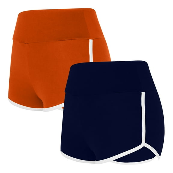 REALiKUN 2 Pack Booty Shorts for Women High Waisted Workout Shorts Casual Butter Soft Biker Shorts with Pockets