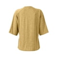 thumbnail image 3 of Chemo Port Shirts for Women Short Sleeve Tear Away Shirts with Drain Pockets Rotator Cuff Tops Shoulder Surgery Shirts for Women Chemo Port Adaptive Cloth, 3 of 8