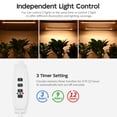 thumbnail image 3 of LED Grow Light Strips Full Spectrum Lamp for Indoor Plants Flower Veg 2 Strips, 3 of 9