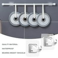 thumbnail image 4 of 10 Pcs Supports de Tringle à Rideaux Autocollants Sans Perçage Supports de Tringles à Rideaux Sans Perçage Sans Clous Crochets Ajustables -2, 4 of 7