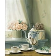 thumbnail image 2 of Roelofs, Wouter 26x31 White Modern Wood Framed Museum Art Print Titled - Morning coffee, 2 of 4