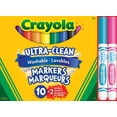 thumbnail image 2 of Crayola Marqueurs à trait large Ultra Clean lavables, 2 of 4