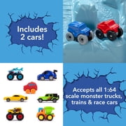 Simplay3 Big Mountain Off Road Adventure Sandbox with Cover, Periwinkle Blue/Frost Gray