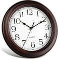 thumbnail image 2 of 16 Inch Wall Clocks Battery Operated Silent Non-Ticking Wall Clock Vintage Retro Rustic Style Decorative for Living Room Kitchen (Bronze), 2 of 9