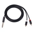 thumbnail image 1 of CNKOO Audio Cable Dual Rca Swivel Double Gold-Plated Plug Ofc Oxygen Free Copper Conductor Adapter Pvc Wire Y-Shaped Bifurcation Point 5M, 1 of 8